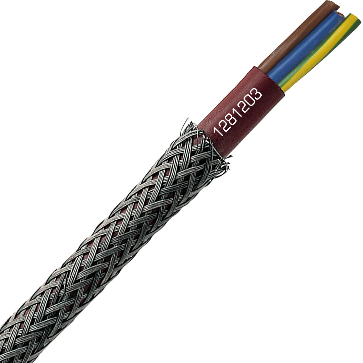 SAB 1281203 SC 600 HDTRS - 12 AWG/3c, high temperature steel wire shield silicone cable, UL CSA, CE, RoHS SAB 1281203 SC 600 HDTRS - 12 AWG/3c, high temperature steel wire shield silicone cable, UL CSA, CE, RoHS