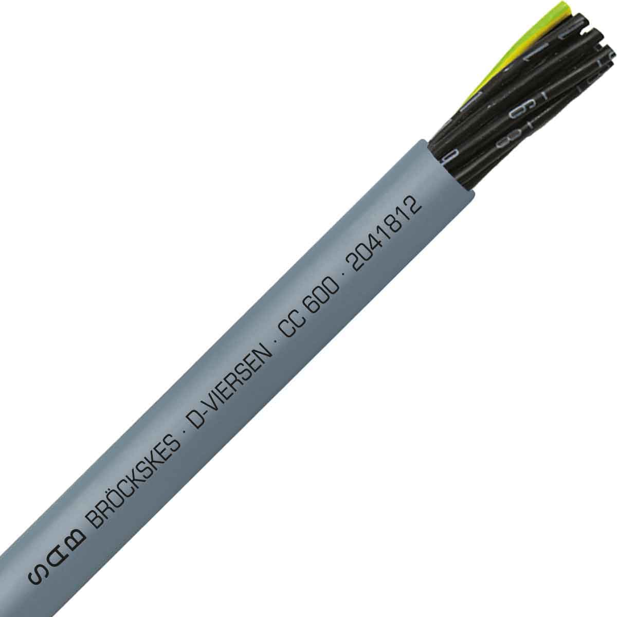 SAB 2041812 CC 600 - 18 AWG/12c, oil resistant PVC flexible control cable, 600V, UL, CSA, VDE, CE, RoHS SAB 2041812 CC 600 - 18 AWG/12c, oil resistant PVC flexible control cable, 600V, UL, CSA, VDE, CE, RoHS