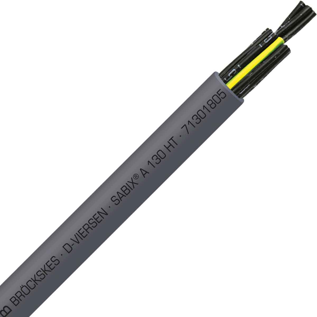SAB 71301805 SABIX A 130 HT - 20 AWG/18c, high temperature SABIX halogen-free control cable, CE, RoHS SAB 71301805 SABIX A 130 HT - 20 AWG/18c, high temperature SABIX halogen-free control cable, CE, RoHS