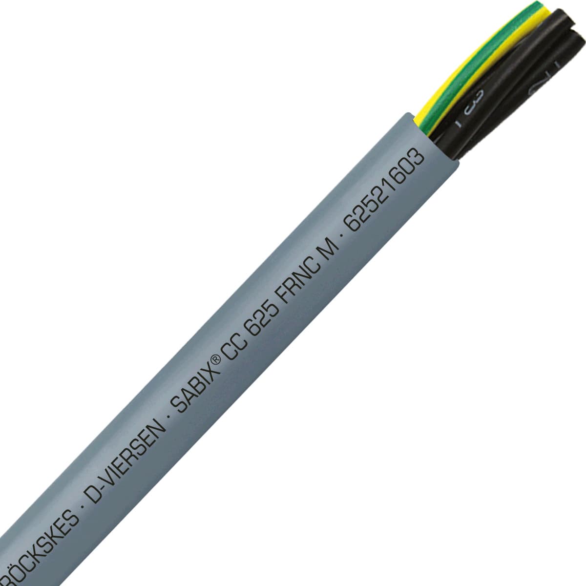 SAB 62521603 SABIX CC 625 FRNC M - 16 AWG/3c, halogen-free flame retardant flexible control cable, UL, CSA, CE, RoHS SAB 62521603 SABIX CC 625 FRNC M - 16 AWG/3c, halogen-free flame retardant flexible control cable, UL, CSA, CE, RoHS