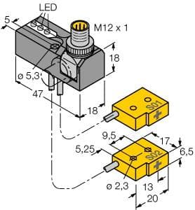 Turck NI2-Q6.5-0.16-BDS-2AP6X3-H1141/S34 NI2-Q6.5-0.16-BDS-2AP6X3-H1141/S34 Turck - NI2-Q6.5-0.16-BDS-2AP6X3-H1141/S34 Inductive Sensor, Monitoring Kit for Power Clamps Turck NI2-Q6.5-0.16-BDS-2AP6X3-H1141/S34 NI2-Q6.5-0.16-BDS-2AP6X3-H1141/S34 Turck - NI2-Q6.5-0.16-BDS-2AP6X3-H1141/S34 Inductive Sensor, Monitoring Kit for Power Clamps