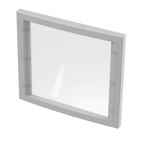 Hoffman CWF4045 Concept Fixed Window Kit, Type 4, fits 400x450mm, Gray, Aluminum Hoffman CWF4045 Concept Fixed Window Kit, Type 4, fits 400x450mm, Gray, Aluminum