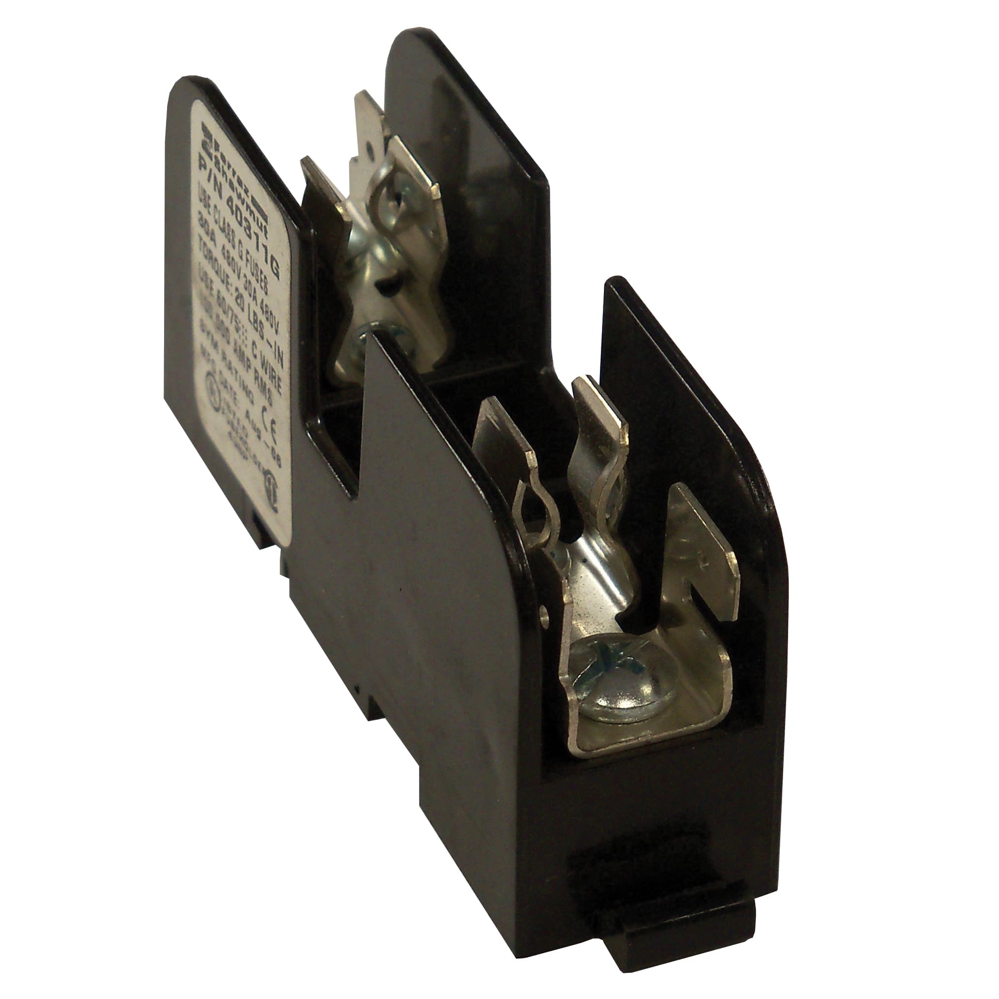 Mersen 40311G 40311G Mersen - Fuse Block 480VAC 480VDC Class G 30A 1-Pole Screw with Reinforced Clip Mersen 40311G 40311G Mersen - Fuse Block 480VAC 480VDC Class G 30A 1-Pole Screw with Reinforced Clip