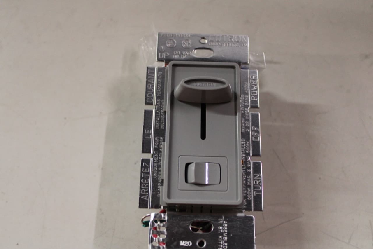 Lutron S-603P-GR Lutron S-603P-GR Light and Dimmer Switches EA Lutron S-603P-GR Lutron S-603P-GR Light and Dimmer Switches EA