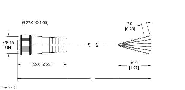 Turck RKM 66-1M RKM 66-1M Turck - RKM 66-1M Actuator and Sensor Cordset, Connection Cable Turck RKM 66-1M RKM 66-1M Turck - RKM 66-1M Actuator and Sensor Cordset, Connection Cable