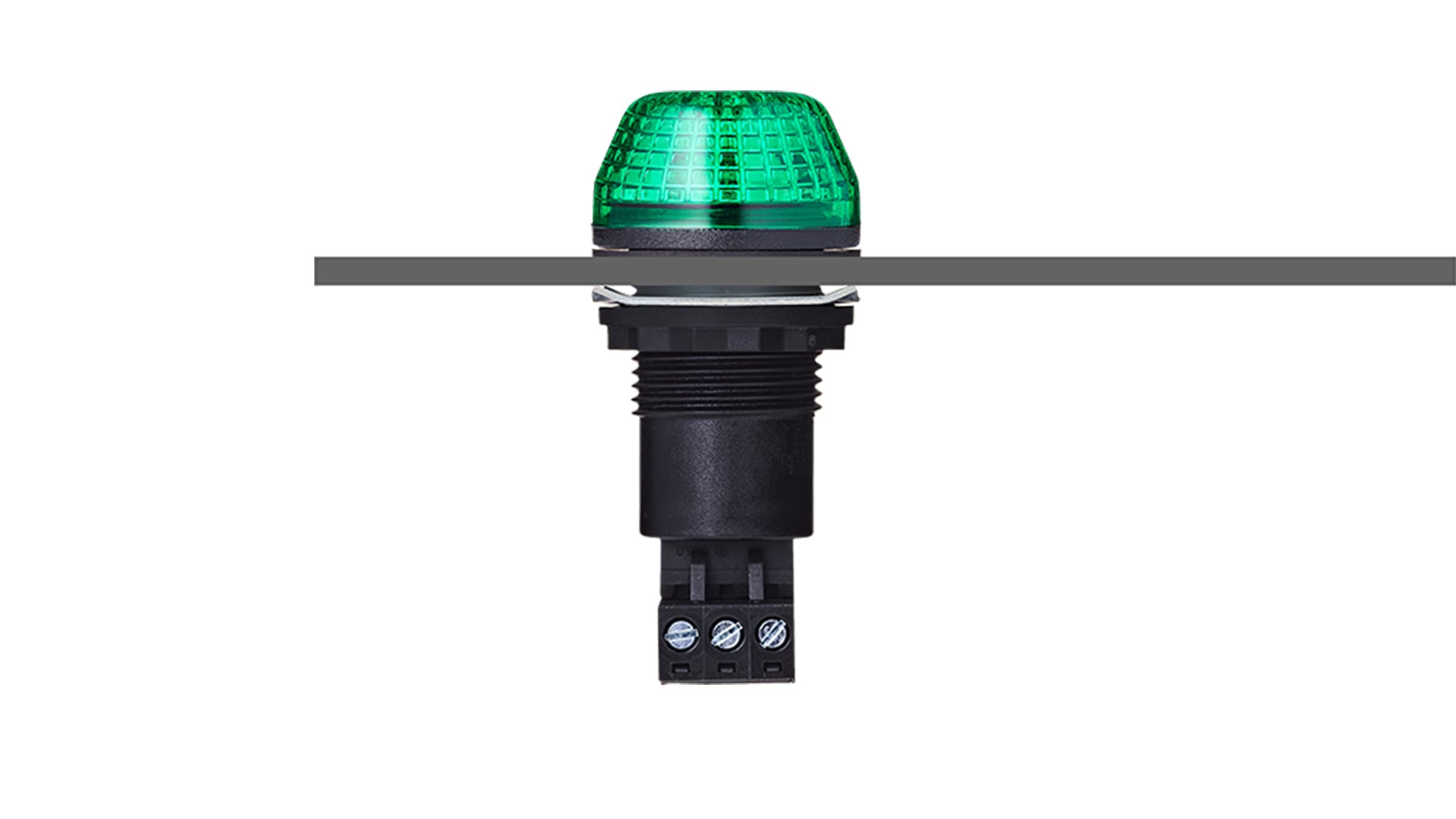 Sprecher + Schuh 800506310 Sprecher + Schuh 800506310 - IBS M22 panel mount LED steady/flashing beacon 110-120 V AC green, black Sprecher + Schuh 800506310 Sprecher + Schuh 800506310 - IBS M22 panel mount LED steady/flashing beacon 110-120 V AC green, black