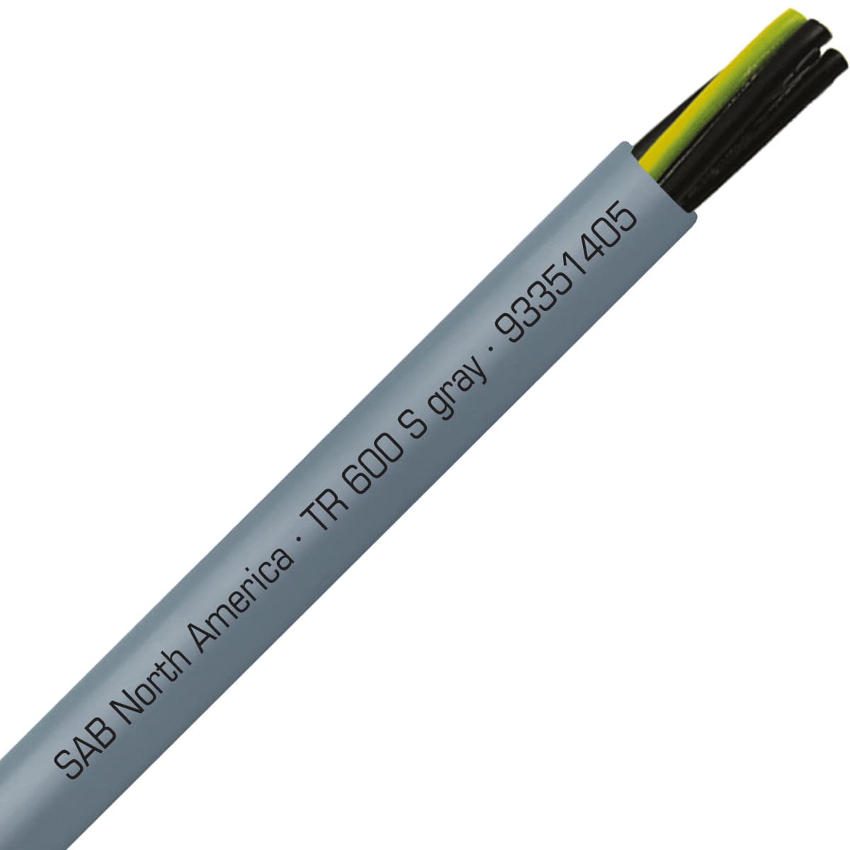 SAB 93351405 TR 600 S gray - 14 AWG/5c, oil resistant flexible exposed run tray cable, UL, CSA, WTTC, NFPA 79, CE, RoHS SAB 93351405 TR 600 S gray - 14 AWG/5c, oil resistant flexible exposed run tray cable, UL, CSA, WTTC, NFPA 79, CE, RoHS