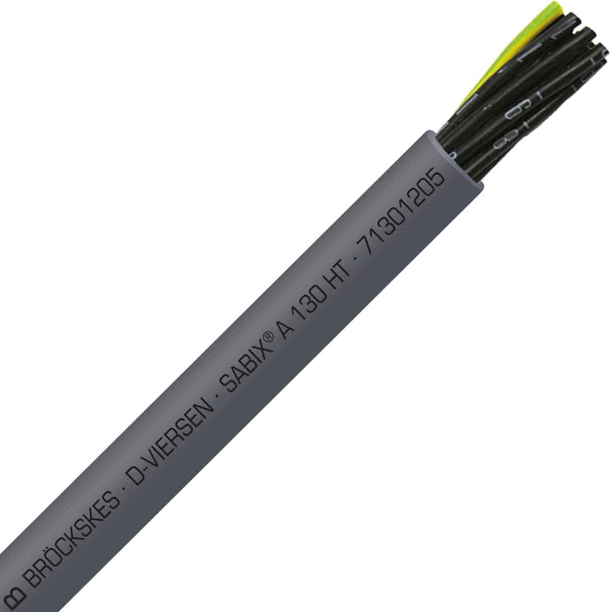 SAB 71301205 SABIX A 130 HT - 20 AWG/12c, high temperature SABIX halogen-free control cable, CE, RoHS SAB 71301205 SABIX A 130 HT - 20 AWG/12c, high temperature SABIX halogen-free control cable, CE, RoHS