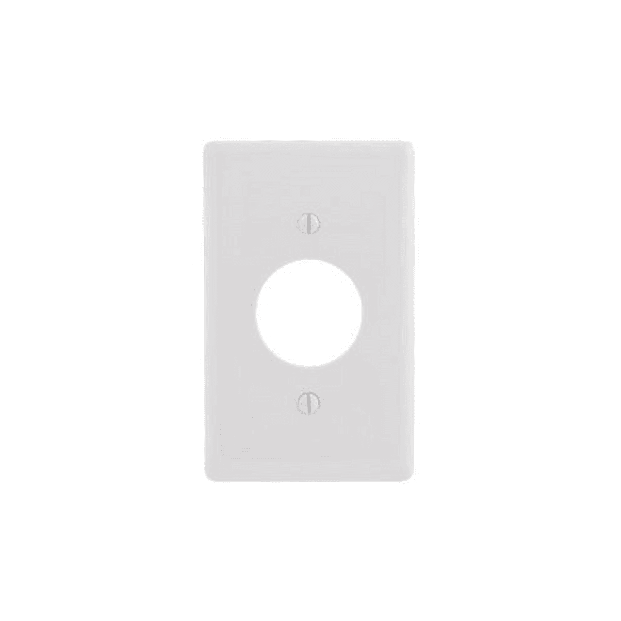 Hubbell NP7W Wallplates and Box Covers, Wallplate, Nylon, 1-Gang, 1) 1.40" Opening, White. ; Reinforcement ribs for extra strength ; Captive screw feature holds mounting screw in place ; High-impact, self-extinguishing nylon material ; 1-Single 1.40 in. (35.6) Diamet Hubbell NP7W Wallplates and Box Covers, Wallplate, Nylon, 1-Gang, 1) 1.40" Opening, White. ; Reinforcement ribs for extra strength ; Captive screw feature holds mounting screw in place ; High-impact, self-extinguishing nylon material ; 1-Single 1.40 in. (35.6) Diamet