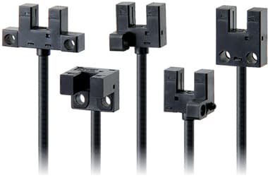 Omron EE-SX951-R 1M EE-SX951-R 1M, Slot-type Pre-wired Photomicrosensor, Connection: Pre-wired, Housing Material: Plastic, Light Source: Infrared LED Omron EE-SX951-R 1M EE-SX951-R 1M, Slot-type Pre-wired Photomicrosensor, Connection: Pre-wired, Housing Material: Plastic, Light Source: Infrared LED