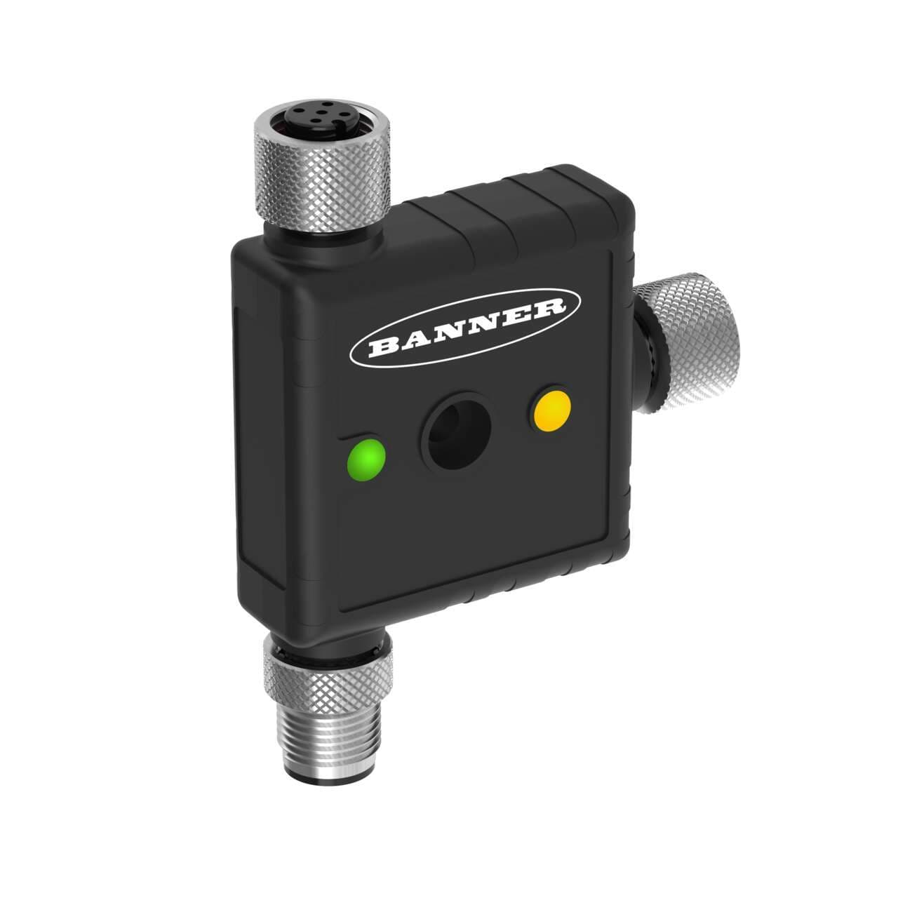 Banner R45C-B22-SQ R45C Series: In-Line Converter; Voltage: 18-30 V dc; IP65/IP67/IP68; Female #1: Discrete IO; Male: PICK IQ; Female #2: PICK IQ Banner R45C-B22-SQ R45C Series: In-Line Converter; Voltage: 18-30 V dc; IP65/IP67/IP68; Female #1: Discrete IO; Male: PICK IQ; Female #2: PICK IQ