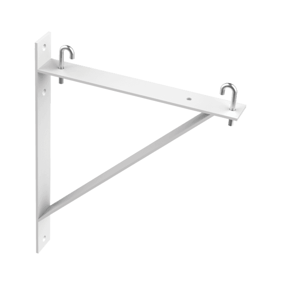 Hoffman LTSB12W Triangle Support Bracket Kit, fits 6.00, 12.00, White, Steel Hoffman LTSB12W Triangle Support Bracket Kit, fits 6.00, 12.00, White, Steel
