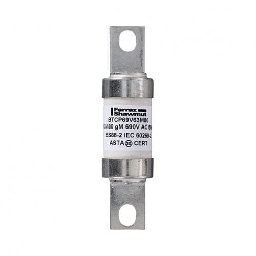 Mersen V1006613 Offset Tag fuse-links gM BTCP 690VAC/460VDC 63M80 A Mersen V1006613 Offset Tag fuse-links gM BTCP 690VAC/460VDC 63M80 A