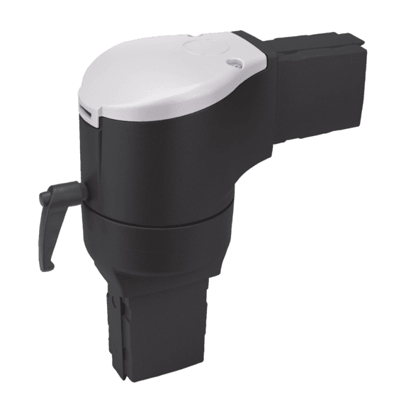 Hoffman S1MERG Syspend 180-Max Rotatable Elbow, Lt Gray, Aluminum Hoffman S1MERG Syspend 180-Max Rotatable Elbow, Lt Gray, Aluminum