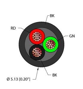 Turck BLK,FEP,3X18,CMP BLK,FEP,3X18,CMP Turck - BLK,FEP,3X18,CMP General Purpose Cable, Reelfast™ Bulk Cable Turck BLK,FEP,3X18,CMP BLK,FEP,3X18,CMP Turck - BLK,FEP,3X18,CMP General Purpose Cable, Reelfast™ Bulk Cable