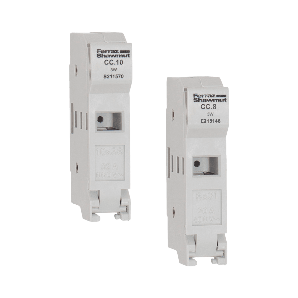 Mersen E215146 E215146 Mersen - Fuse Holder Size 8x32 IEC 400VAC 1-Pole compact panel mount IP20 Mersen E215146 E215146 Mersen - Fuse Holder Size 8x32 IEC 400VAC 1-Pole compact panel mount IP20