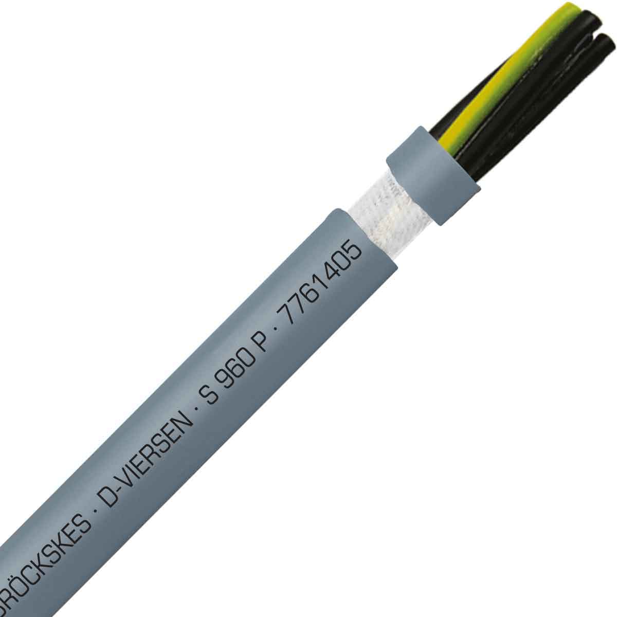 SAB 7761405 S 960 P - 14 AWG/5c, tear & oil resistant continuous flex PUR control cable, UL, CSA, CE, RoHS SAB 7761405 S 960 P - 14 AWG/5c, tear & oil resistant continuous flex PUR control cable, UL, CSA, CE, RoHS