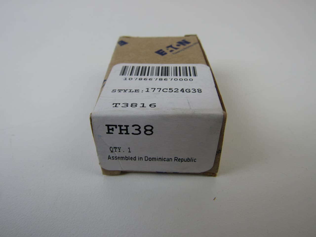 Eaton FH38 FH38 Eaton - Eaton A200/B100 heater, Used with Starter Sizes 0,1, and 2, A200/B100 Heater, NEMA, Ambient 7.2-7.8, 8.3-9.0A, Non-Comp 6.7-7.2, 8.1-8.7A, Used with Starter Sizes 0,1, and 2, Type A and B, Thermal and Fast Trip Eaton FH38 FH38 Eaton - Eaton A200/B100 heater, Used with Starter Sizes 0,1, and 2, A200/B100 Heater, NEMA, Ambient 7.2-7.8, 8.3-9.0A, Non-Comp 6.7-7.2, 8.1-8.7A, Used with Starter Sizes 0,1, and 2, Type A and B, Thermal and Fast Trip