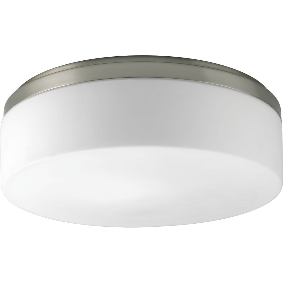 Hubbell P350077-009-30 14" LED flush mount with etched white opal acrylic diffuser with a clean modern look. 3000K color temperature and 90+ CRI. Acrylic bowl is attached with a twist and lock action for ease of installation. This fixture can be mounted on ceiling or wall. ENER Hubbell P350077-009-30 14" LED flush mount with etched white opal acrylic diffuser with a clean modern look. 3000K color temperature and 90+ CRI. Acrylic bowl is attached with a twist and lock action for ease of installation. This fixture can be mounted on ceiling or wall. ENER