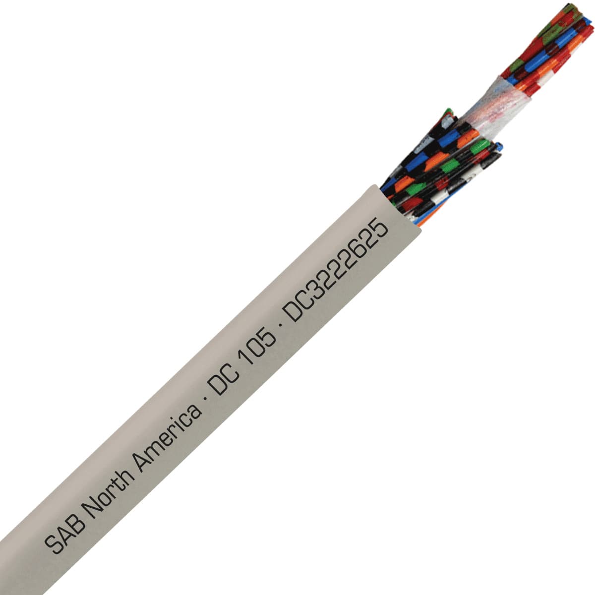 SAB DC3222625 DC 105 - 26 AWG/25c, flexible oil resistant data cable, UL, CSA, CE, RoHS SAB DC3222625 DC 105 - 26 AWG/25c, flexible oil resistant data cable, UL, CSA, CE, RoHS