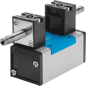 Festo 159701 solenoid valve JMN1H-5/2-D-2-S-C As per ISO 5599/1, with manual overrides, without solenoid coils or sockets. Solenoid coils and sockets should be ordered separately. Valve function: 5/2 bistable, Type of actuation: electrical, Width: 54 mm, Standard nomi Festo 159701 solenoid valve JMN1H-5/2-D-2-S-C As per ISO 5599/1, with manual overrides, without solenoid coils or sockets. Solenoid coils and sockets should be ordered separately. Valve function: 5/2 bistable, Type of actuation: electrical, Width: 54 mm, Standard nomi