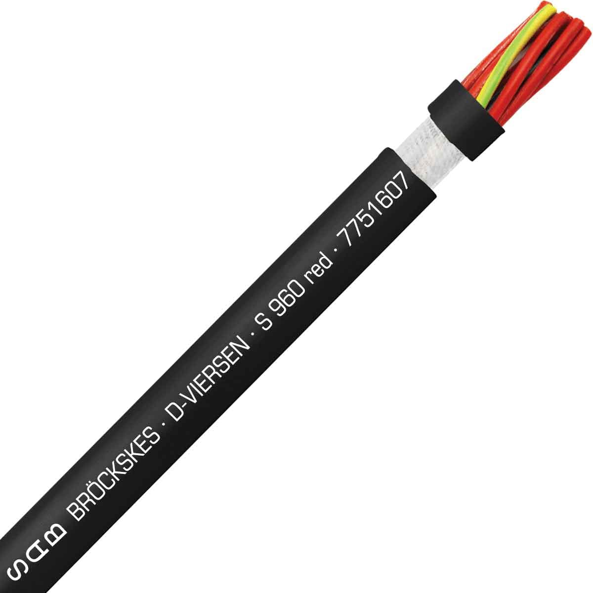 SAB 7751607 S 960 - 16 AWG/7c, oil resistant continuous flex PVC control cable for small bending radius, UL, CSA, CE, RoHS SAB 7751607 S 960 - 16 AWG/7c, oil resistant continuous flex PVC control cable for small bending radius, UL, CSA, CE, RoHS