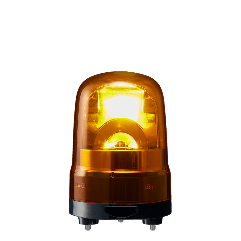 Patlite SKH-M1JB-Y 100mm, Rotating Signal Beacon, 12-24V DC, Buzzer, Amber Patlite SKH-M1JB-Y 100mm, Rotating Signal Beacon, 12-24V DC, Buzzer, Amber