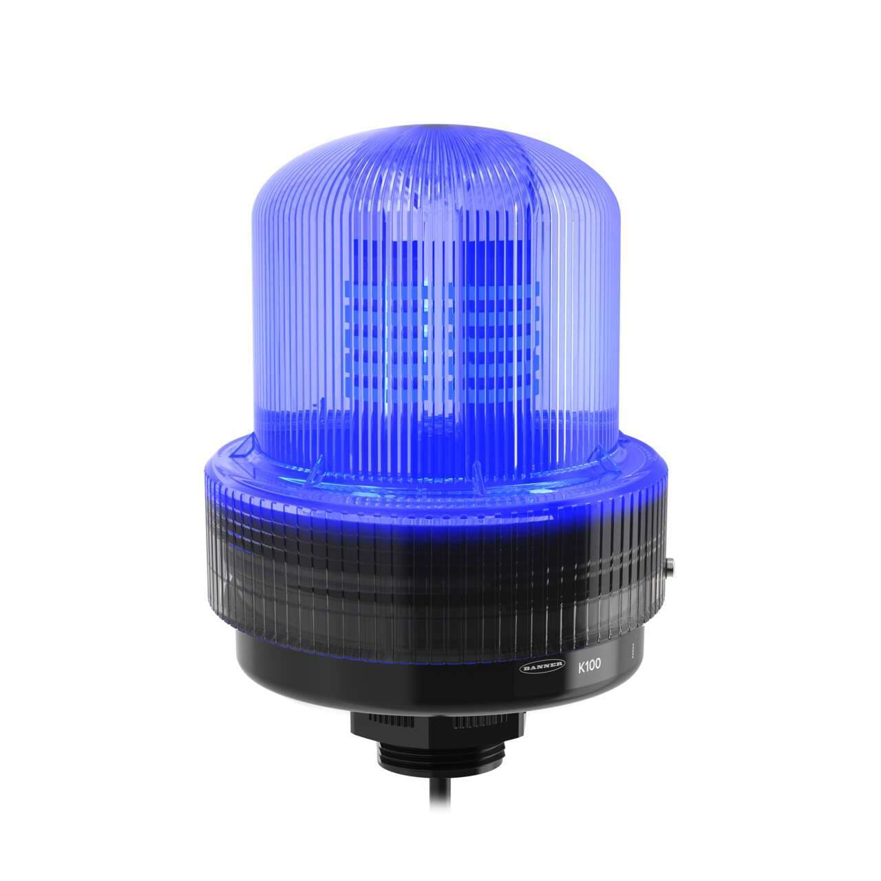 Banner K100PBLNZBYR Banner K100PBLNZBYR - K100 Pro Hazardous Daylight Visible: 3-Color Beacon; 100-240 V ac; Polycarbonate; IP66, IP69K; Blue, Yellow, Red; 2 m (6.5 ft) ITC-ER 5-wire Cable Banner K100PBLNZBYR Banner K100PBLNZBYR - K100 Pro Hazardous Daylight Visible: 3-Color Beacon; 100-240 V ac; Polycarbonate; IP66, IP69K; Blue, Yellow, Red; 2 m (6.5 ft) ITC-ER 5-wire Cable
