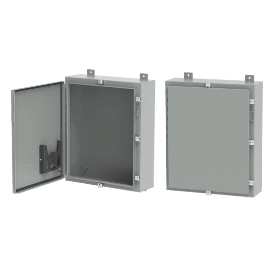 Hoffman A16H20ALP Continuous Hinge with Clamps, Type 4, 16.00x20.00x6.00, Gray, Steel Hoffman A16H20ALP Continuous Hinge with Clamps, Type 4, 16.00x20.00x6.00, Gray, Steel