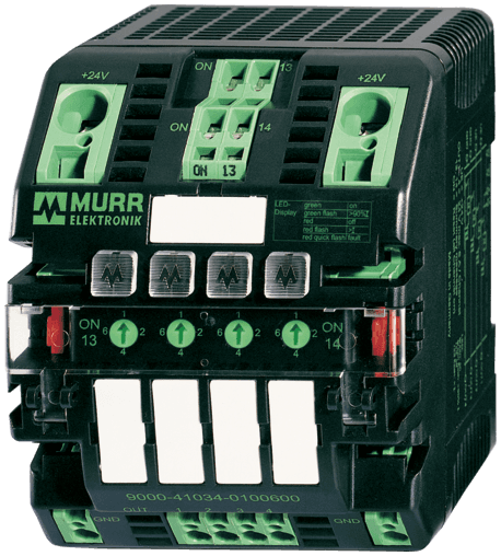 Murr Elektronik 9000-41034-0100600 9000-41034-0100600 Murrelektronik - MICO electronic circuit protection, 4 CHANNELS, IN: 24 V DC OUT: 24 V DC / 1-2-4-6 A Murr Elektronik 9000-41034-0100600 9000-41034-0100600 Murrelektronik - MICO electronic circuit protection, 4 CHANNELS, IN: 24 V DC OUT: 24 V DC / 1-2-4-6 A