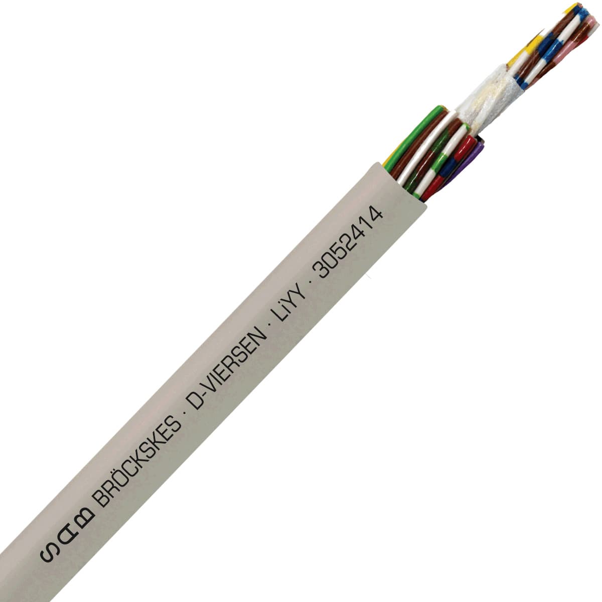 SAB 3052414 LiYY - 26 AWG/24c, multi-conductor signal and control PVC cable with DIN color code SAB 3052414 LiYY - 26 AWG/24c, multi-conductor signal and control PVC cable with DIN color code