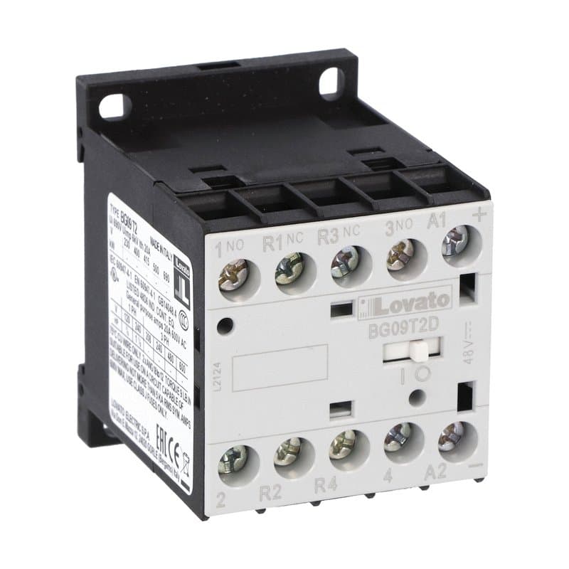 Lovato Electric 11BG09T2D125 11BG09T2D125 Lovato - Four-pole contactor, DC coil, 125VDC, 2NO and 2NC Lovato Electric 11BG09T2D125 11BG09T2D125 Lovato - Four-pole contactor, DC coil, 125VDC, 2NO and 2NC