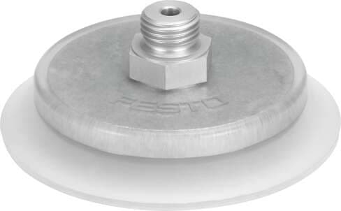 Festo 1396096 suction cup VAS-75-1/4-PUR-B Sealing ring is not included in the scope of delivery. Suction cup height compensator: 3,5 mm, Nominal size: 4 mm, suction cup diameter: 75 mm, suction cup volume: 18,3 cm3, Effective suction diameter: 67,4 mm Festo 1396096 suction cup VAS-75-1/4-PUR-B Sealing ring is not included in the scope of delivery. Suction cup height compensator: 3,5 mm, Nominal size: 4 mm, suction cup diameter: 75 mm, suction cup volume: 18,3 cm3, Effective suction diameter: 67,4 mm