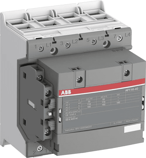 ABB Control AF116-40-11-13 AF116-40-11-13 ABB Control - CONTACTOR 4 POLE 150A 600VAC ABB Control AF116-40-11-13 AF116-40-11-13 ABB Control - CONTACTOR 4 POLE 150A 600VAC