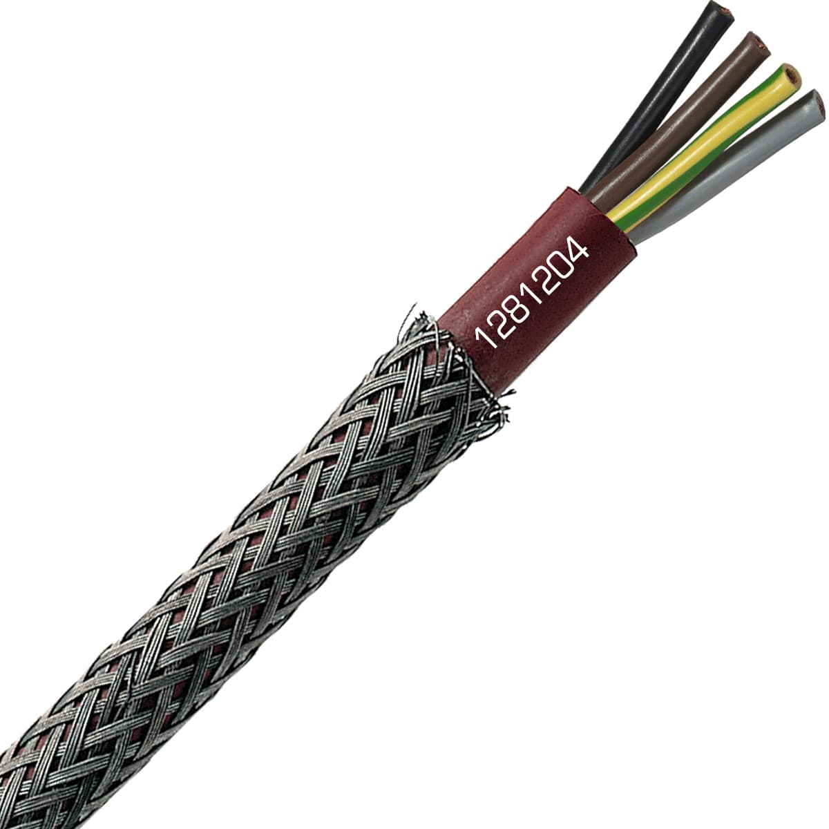 SAB 1281204 SC 600 HDTRS - 12 AWG/4c, high temperature steel wire shield silicone cable, UL CSA, CE, RoHS SAB 1281204 SC 600 HDTRS - 12 AWG/4c, high temperature steel wire shield silicone cable, UL CSA, CE, RoHS