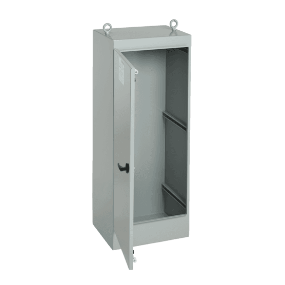 Hoffman A722424FSG Free-Stand, Single Access, Type 12, 72.06x24.06x24.06, Gray, Steel Hoffman A722424FSG Free-Stand, Single Access, Type 12, 72.06x24.06x24.06, Gray, Steel