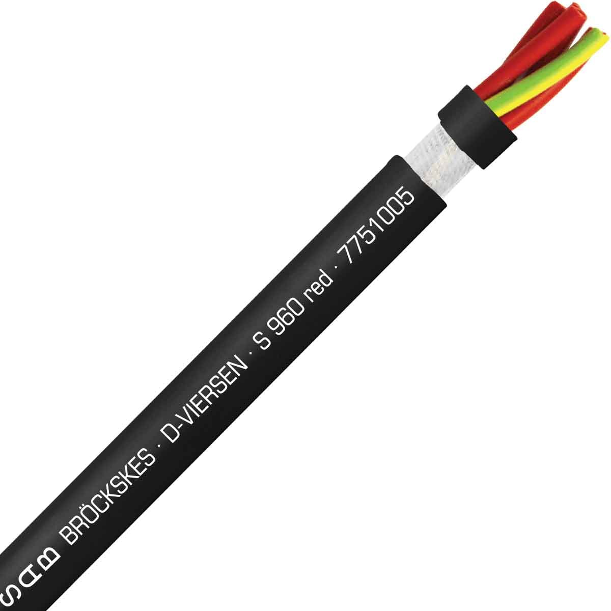 SAB 7751005 S 960 - 10 AWG/5c, oil resistant continuous flex PVC control cable for small bending radius, UL, CSA, CE, RoHS SAB 7751005 S 960 - 10 AWG/5c, oil resistant continuous flex PVC control cable for small bending radius, UL, CSA, CE, RoHS