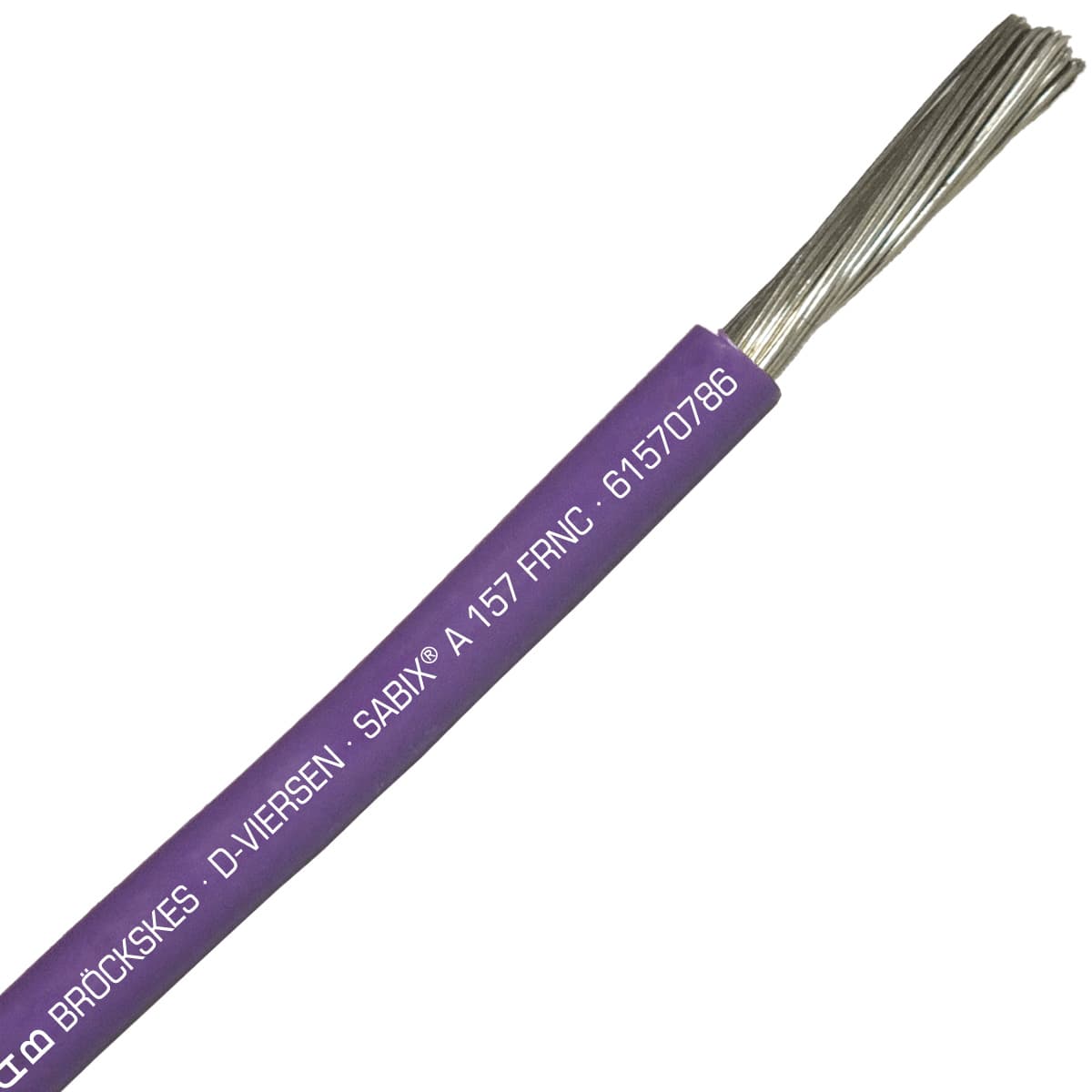 SAB 61570786 SABIX A 157 FRNC - 12 AWG/1c, flame retardant halogen-free 1000V violet hook-up wire, UL, CE, RoHS SAB 61570786 SABIX A 157 FRNC - 12 AWG/1c, flame retardant halogen-free 1000V violet hook-up wire, UL, CE, RoHS