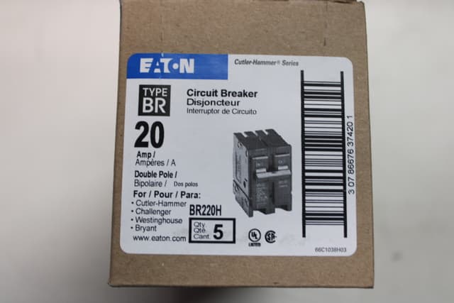 BR220H Part Image. Manufactured by Eaton.