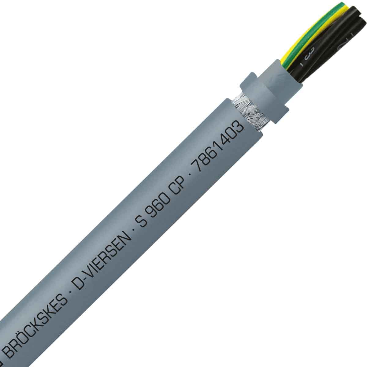 SAB 7861403 S 960 CP - 14 AWG/3c, shielded oil resistant continuous flex PUR data cable, UL, CSA, CE, RoHS SAB 7861403 S 960 CP - 14 AWG/3c, shielded oil resistant continuous flex PUR data cable, UL, CSA, CE, RoHS
