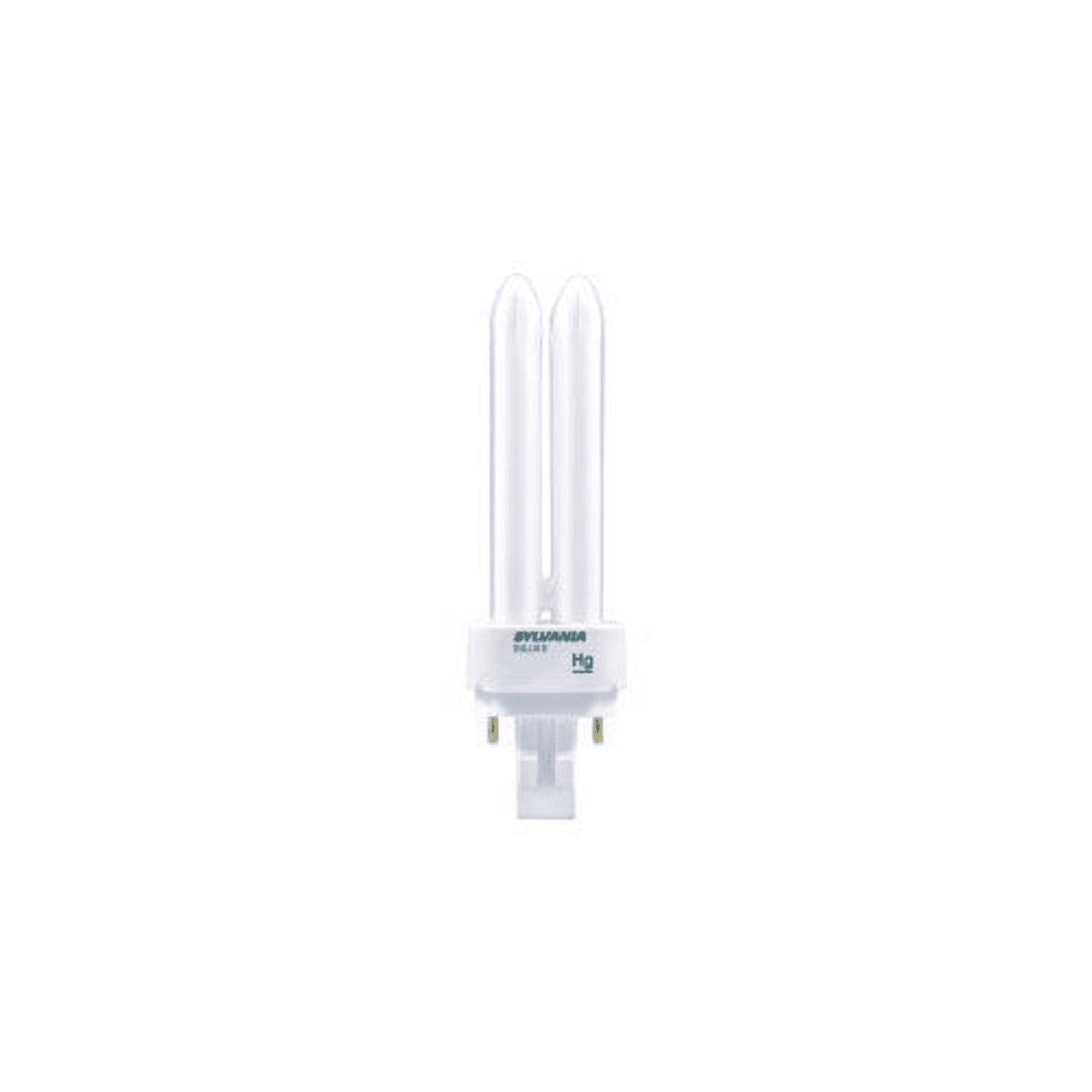 Sylvania CF26DD/827/ECO/21113 6.81" L, 26 W, 1710 Lumen, 2700 K, 82 CRI, 10000 Hr Life, DULUX D, 2-Tube, 2-Pin G24D-3 Base, T4, Lead-Free, Pre-Heat/Magnetic Ballast Sylvania CF26DD/827/ECO/21113 6.81" L, 26 W, 1710 Lumen, 2700 K, 82 CRI, 10000 Hr Life, DULUX D, 2-Tube, 2-Pin G24D-3 Base, T4, Lead-Free, Pre-Heat/Magnetic Ballast