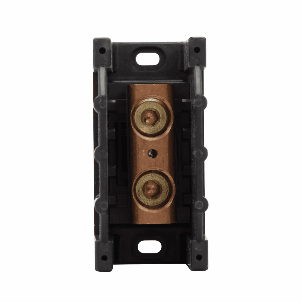 Cooper Bussmann 16301-1 16301-1 Cooper Bussmann - Eaton Bussmann series power splicer block, 600 Vac, 600 Vdc, 255A, Power splicer block, Single-pole, Splicer, SCCR: 10 kA, Black, Molded Thermoplastic Base, Tin-plated aluminum connector Cooper Bussmann 16301-1 16301-1 Cooper Bussmann - Eaton Bussmann series power splicer block, 600 Vac, 600 Vdc, 255A, Power splicer block, Single-pole, Splicer, SCCR: 10 kA, Black, Molded Thermoplastic Base, Tin-plated aluminum connector