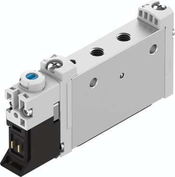 Festo 566457 solenoid valve VUVG-L10-M52-RT-M5-1P3 Valve function: 5/2 monostable, Type of actuation: electrical, Valve size: 10 mm, Standard nominal flow rate: 220 l/min, Operating pressure: 2,5 - 8 bar Festo 566457 solenoid valve VUVG-L10-M52-RT-M5-1P3 Valve function: 5/2 monostable, Type of actuation: electrical, Valve size: 10 mm, Standard nominal flow rate: 220 l/min, Operating pressure: 2,5 - 8 bar