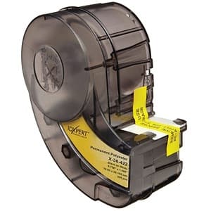 Brady Corp X-30-422 Label; Black on White Color; Gloss Finish; 3/4" Nominal Height; 3.7" Nominal Length; Permanent Polyester Material; Designed for Powder Coated Surface, Good Moisture Resistance and High Adhesion Type; 1-1/2" Nominal Width; For Component ID, Equipment ID, B Brady Corp X-30-422 Label; Black on White Color; Gloss Finish; 3/4" Nominal Height; 3.7" Nominal Length; Permanent Polyester Material; Designed for Powder Coated Surface, Good Moisture Resistance and High Adhesion Type; 1-1/2" Nominal Width; For Component ID, Equipment ID, B