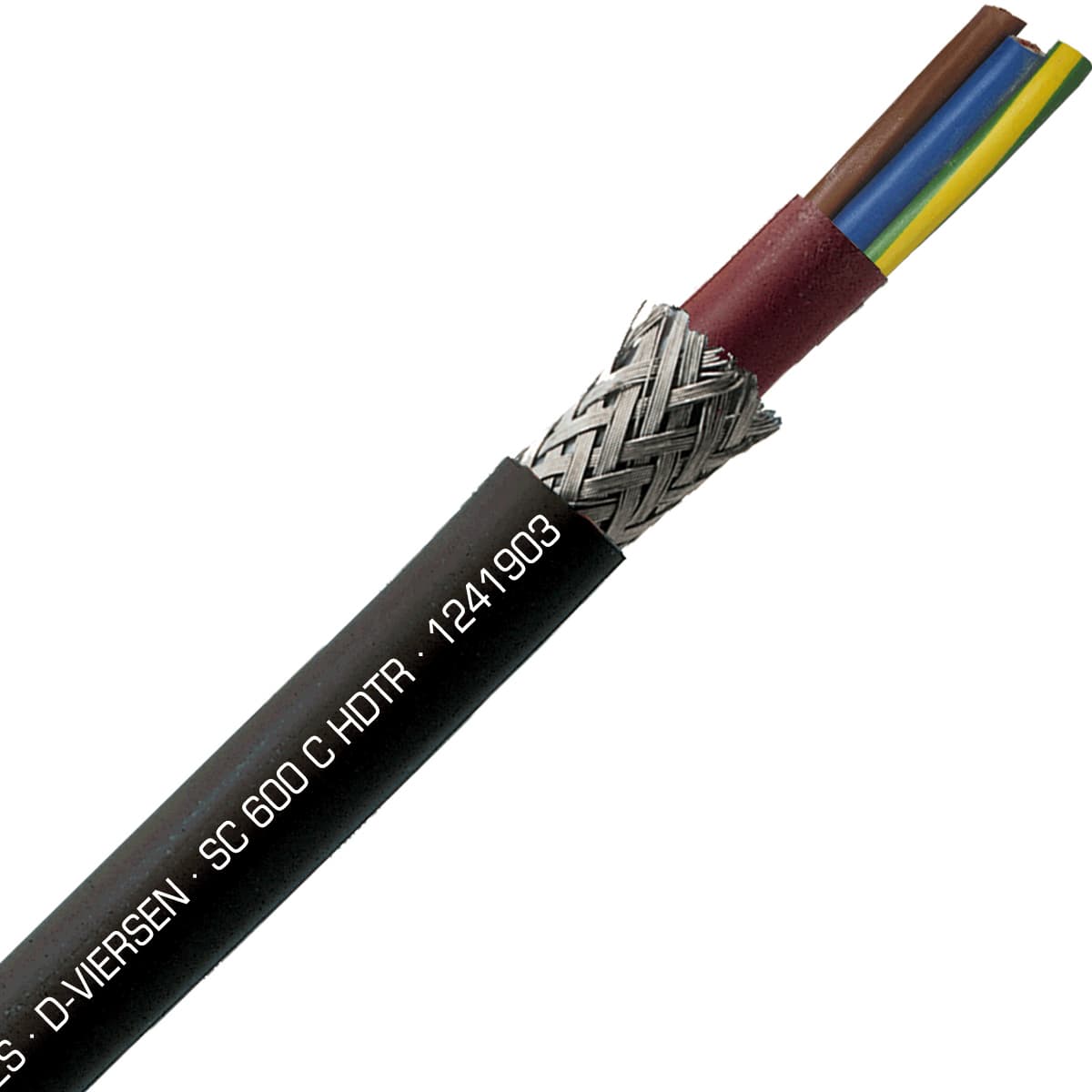 SAB 1241903 SC 600 C HDTR - 19 AWG/3c, shielded halogen free high temperature silicone cable, UL, CSA, CE, RoHS SAB 1241903 SC 600 C HDTR - 19 AWG/3c, shielded halogen free high temperature silicone cable, UL, CSA, CE, RoHS