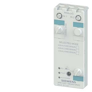 Siemens 6AG1207-1BQ40-7AA3 SIPLUS AS-Interface 2AI IP67 -25...+70°C with conformal coating based on 3RK1207-1BQ40-0AA3 . AS-Interface compact module Number format S7 2x inputs (M12), 4...20 mA for 4-wire sensors active channels 1 and 2 no smoothing filter 50 Hz Mounting plate 3RK19 Siemens 6AG1207-1BQ40-7AA3 SIPLUS AS-Interface 2AI IP67 -25...+70°C with conformal coating based on 3RK1207-1BQ40-0AA3 . AS-Interface compact module Number format S7 2x inputs (M12), 4...20 mA for 4-wire sensors active channels 1 and 2 no smoothing filter 50 Hz Mounting plate 3RK19