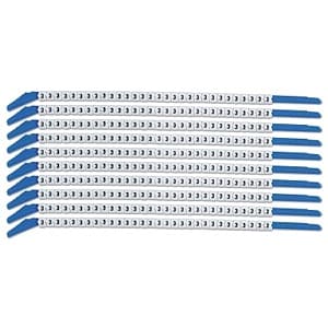 Brady Corp SCN13-3 Wire Marker; Black on White Color; 3 Depicted Text; 1/4" Nominal Height; 3" Nominal Length; Nylon Material; Clip Sleeve Type; 9-1/4" Nominal Width Brady Corp SCN13-3 Wire Marker; Black on White Color; 3 Depicted Text; 1/4" Nominal Height; 3" Nominal Length; Nylon Material; Clip Sleeve Type; 9-1/4" Nominal Width