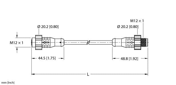 EKRT001-ESRT001-A4.400-WE2Y-6 Part Image. Manufactured by Turck.