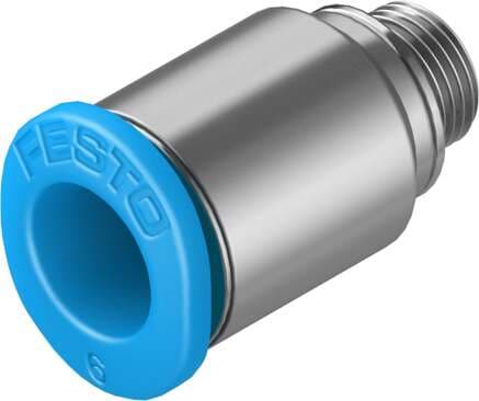 Festo 153317 push-in fitting QSM-M5-6-I male thread with internal hexagon socket. Size: Mini, Nominal size: 2,6 mm, Type of seal on screw-in stud: Sealing ring, Assembly position: Any, Container size: 10 Festo 153317 push-in fitting QSM-M5-6-I male thread with internal hexagon socket. Size: Mini, Nominal size: 2,6 mm, Type of seal on screw-in stud: Sealing ring, Assembly position: Any, Container size: 10