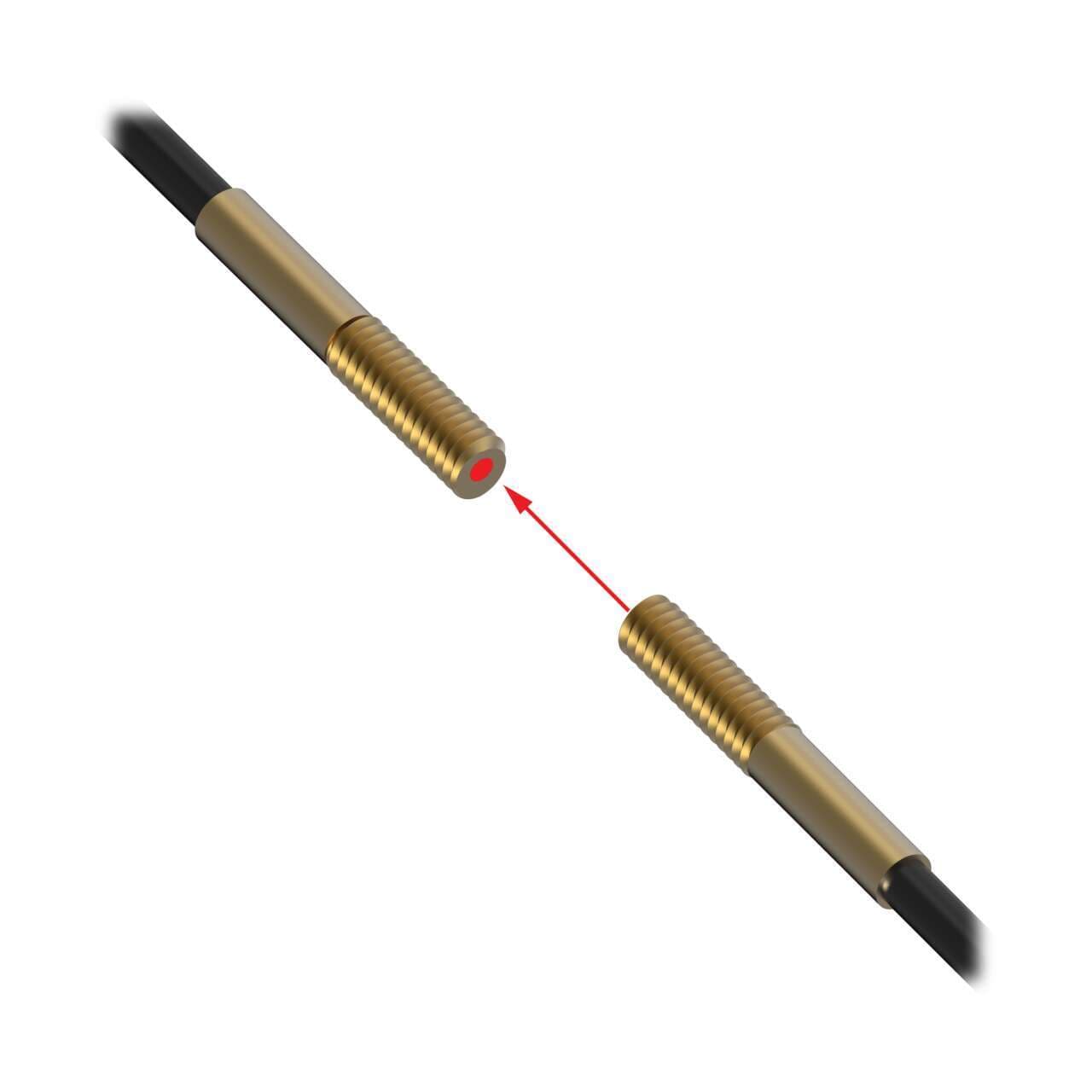 Banner IMT.448P Glass Fiber; Opposed Mode; Bundle Dia.: 0.027 in.; PVC w/Monocoil Sheath 96 in long; #8-32 Threaded End Tip; Terminated for Glass Fiber Sensors Banner IMT.448P Glass Fiber; Opposed Mode; Bundle Dia.: 0.027 in.; PVC w/Monocoil Sheath 96 in long; #8-32 Threaded End Tip; Terminated for Glass Fiber Sensors